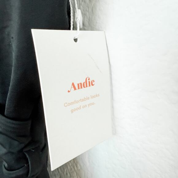 Andie Belmar One Piece Swimsuit Black Size Large NWT Minimalist Resort‎ Beach - Picture 8 of 11